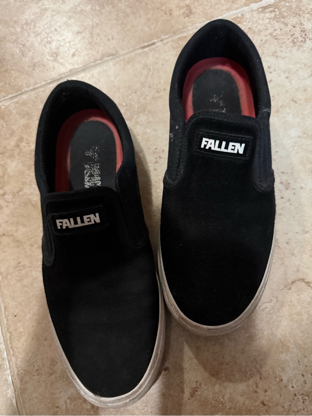 Fallen Men's Slip-On Loafers in Black